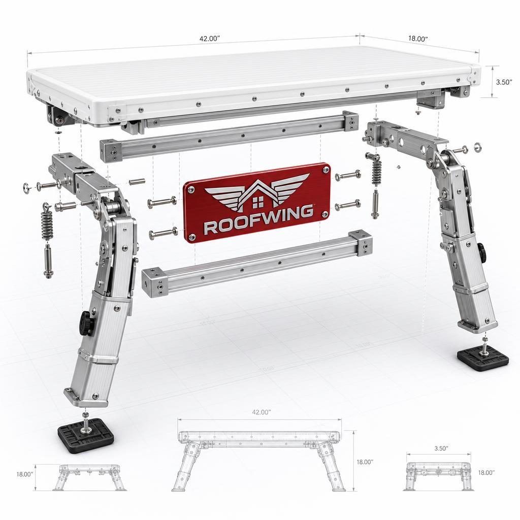 The Roofwing main unit — Workhorse finish